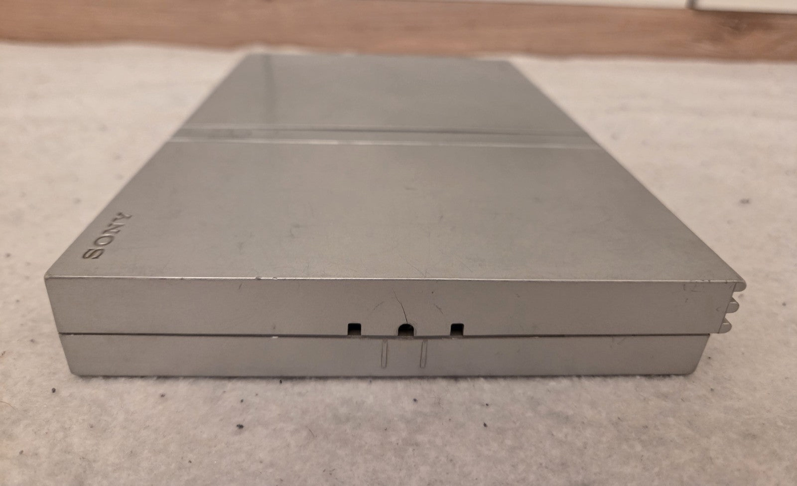 PS2 Playstation 2 Slim Konsole Console mit Controller + Kabeln Silber Silver