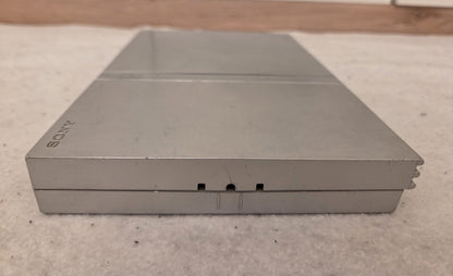 PS2 Playstation 2 Slim Konsole Console mit Controller + Kabeln Silber Silver