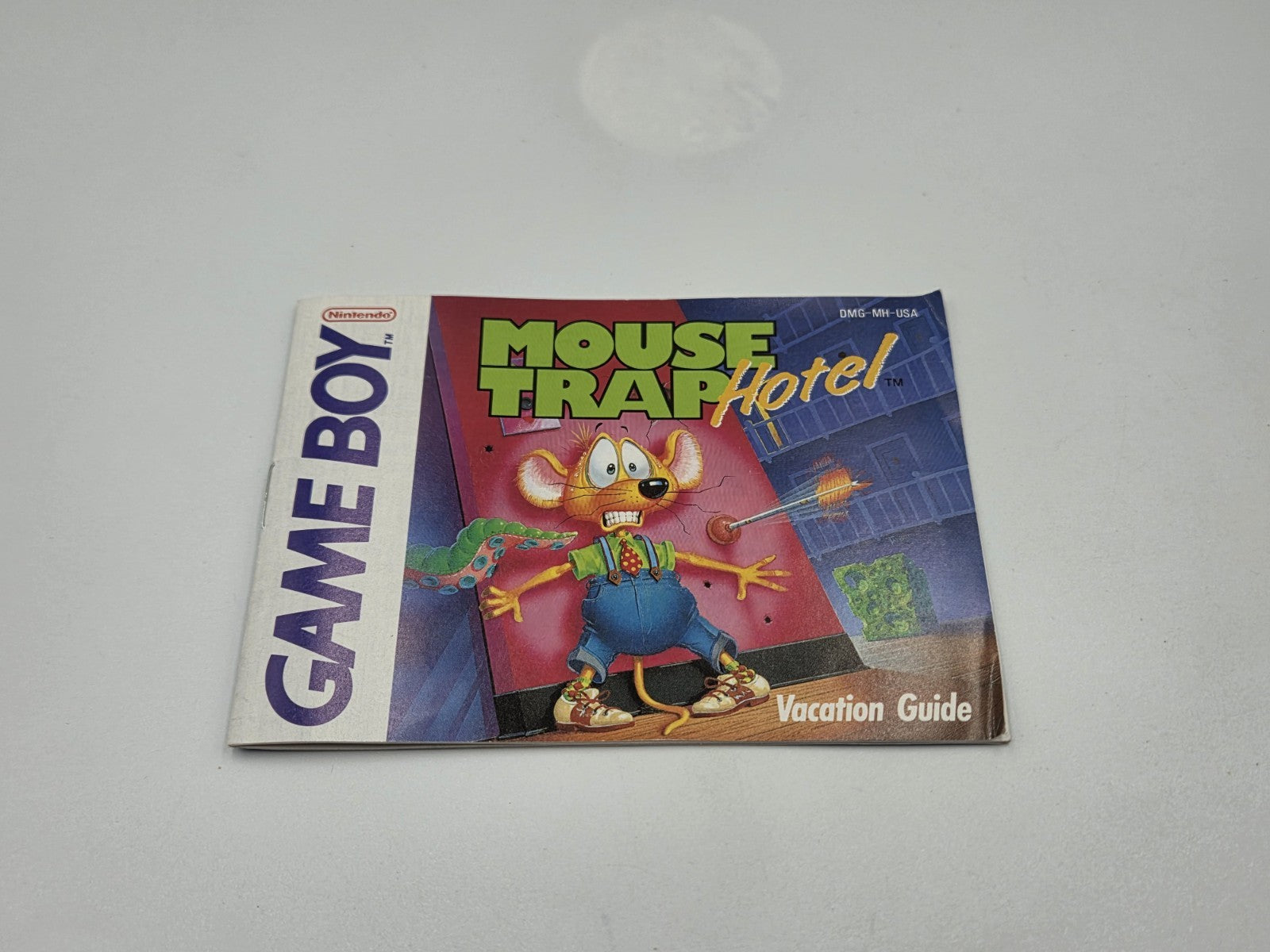 Nintendo Game Boy Classic Spiel Mouse Trap Hotel mit OVP und Anleitung USA