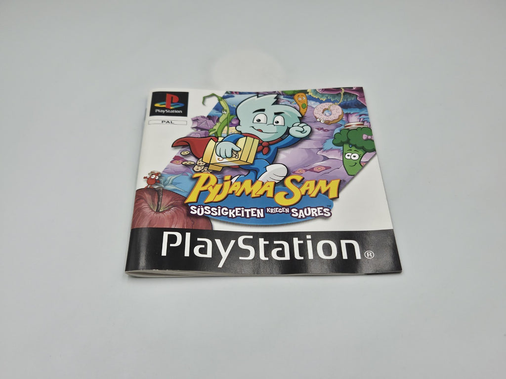 PS1 Playstation 1 Spiel Pyjama Sam mit OVP und Anleitung Deutsch