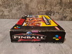 SNES Super Nintendo Super Pinball Behind The Mask mit OVP und Anleitung NOE - T-Retro-Games 