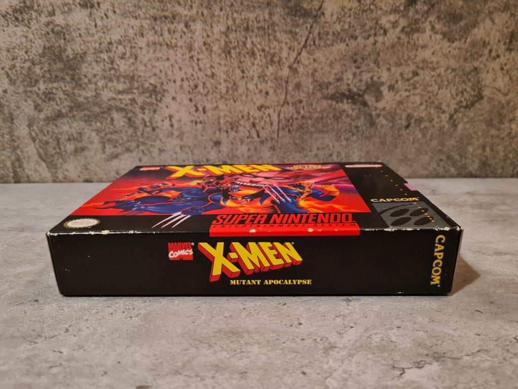 SNES Super Nintendo X-Men Mutant Apocalypse mit OVP und Anleitung NTSC-USA - T-Retro-Games 