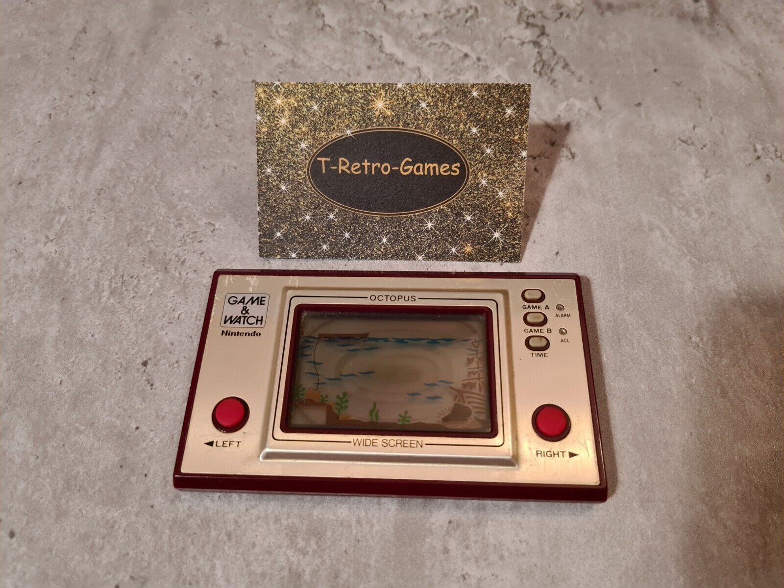 Nintendo Game & Watch Octopus Konsole Console 1981 - T-Retro-Games 