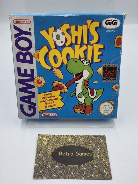 Nintendo Game Boy Classic Yoshi's Cookie mit OVP und Anleitung ITA - T-Retro-Games 