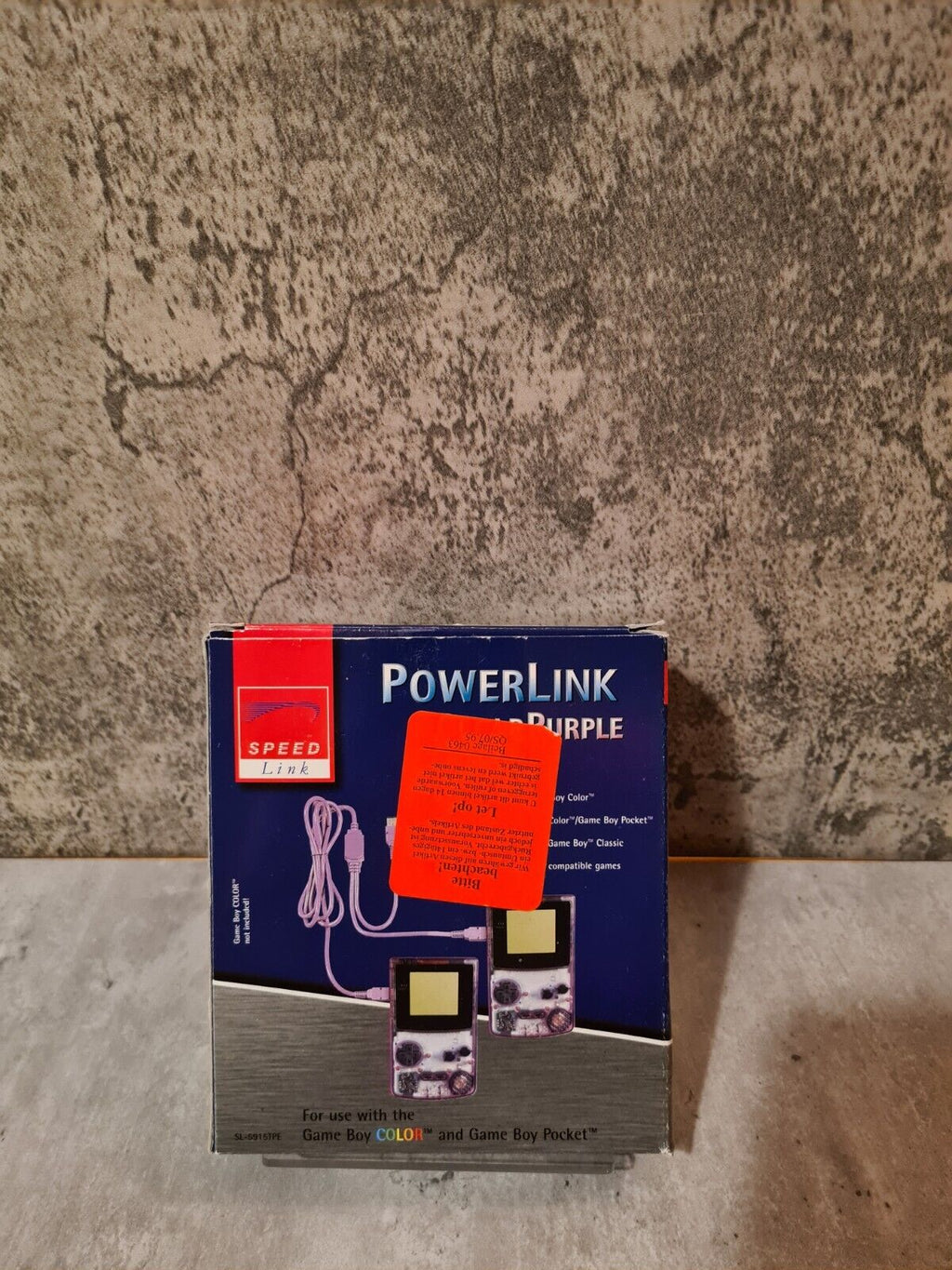 Nintendo Game Boy Classic PowerLink ClearPurple Cable Kabel - T-Retro-Games 