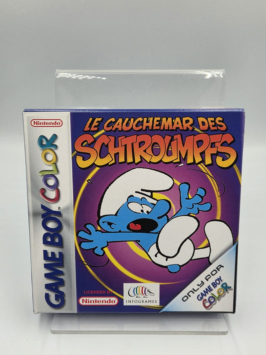 Nintendo Game Boy Color Le Cauchemar Des Schtroumpfs mit OVP und Anleitung FAH