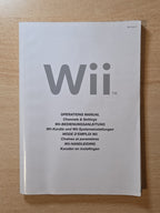 Nintendo Wii Konsole  Bedienungsanleitung Instruction Booklet EUU