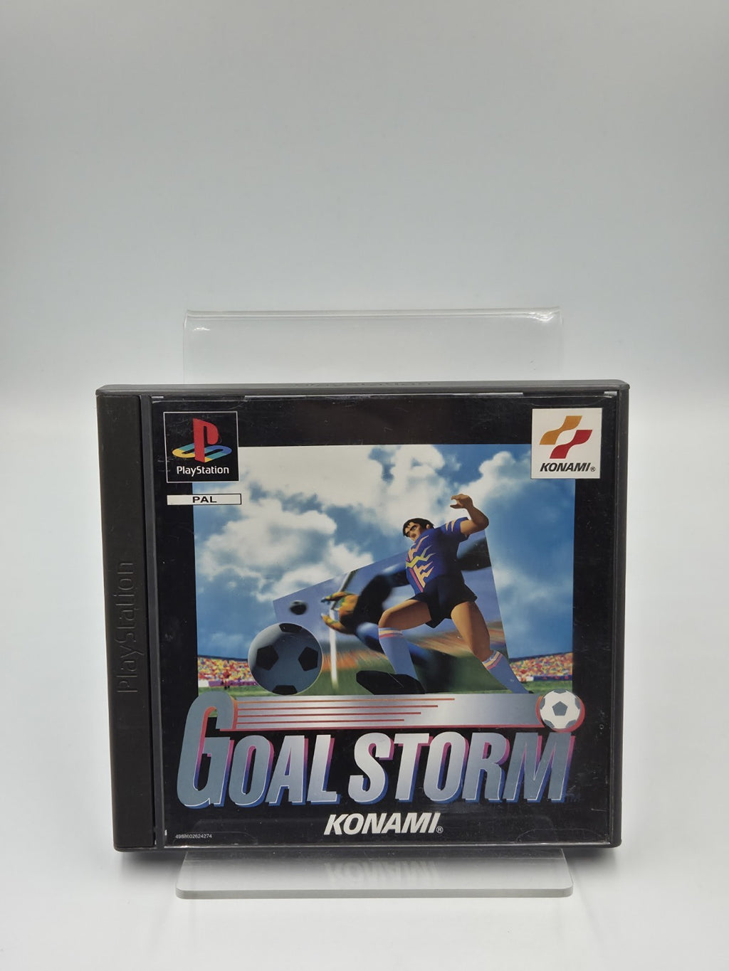PS1 Playstation 1 Spiel Goalstorm mit OVP und Anleitung Multilingual