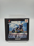PS1 Playstation 1 Spiel Goalstorm mit OVP und Anleitung Multilingual