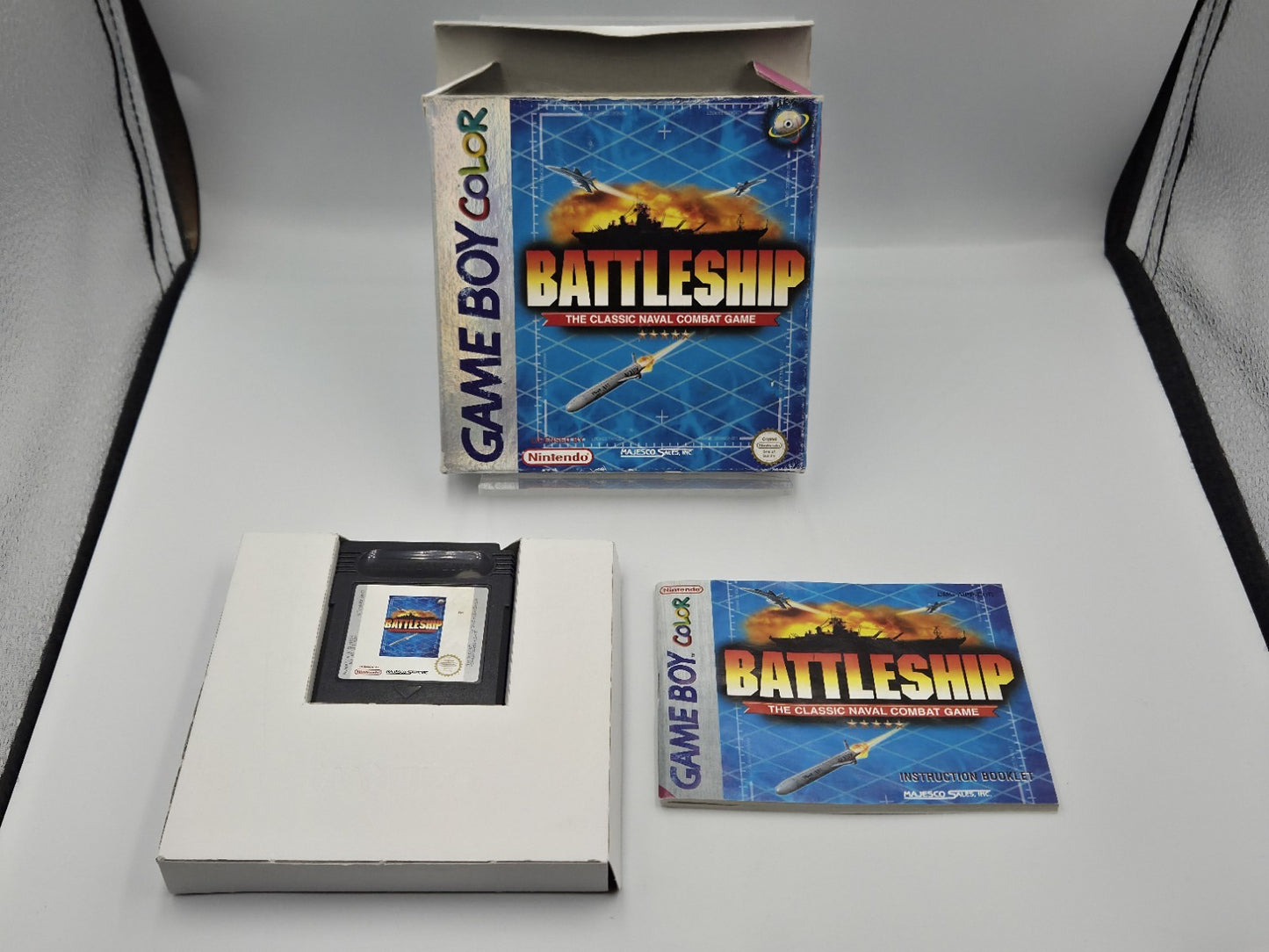 Nintendo Game Boy Color Battleship mit OVP und Anleitung EUR