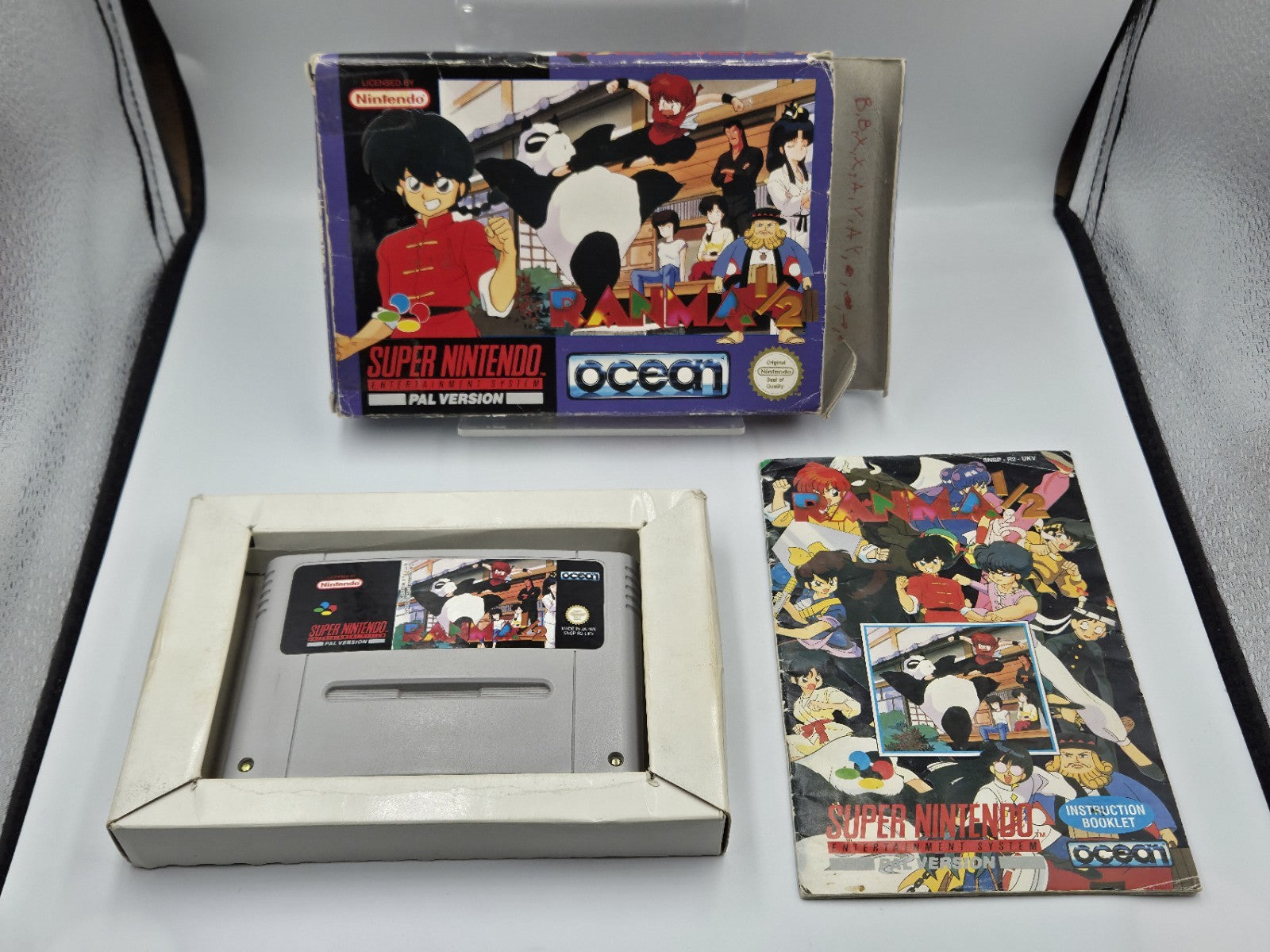 SNES Super Nintendo Spiel Ranma 1/2 mit OVP und Anleitung UKV