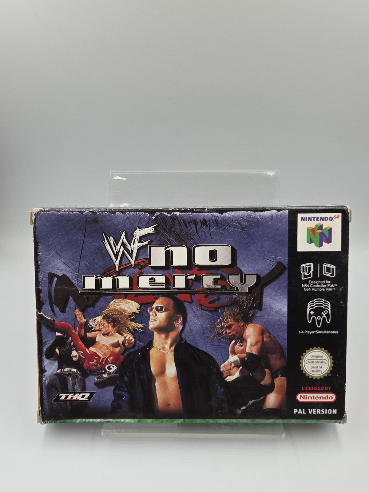 N64 Nintendo 64 WWF No Mercy mit OVP und Anleitung EUR