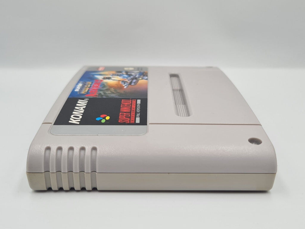 SNES Super Nintendo Super Probotector Alien Rebels UKV Modul - T-Retro-Games 