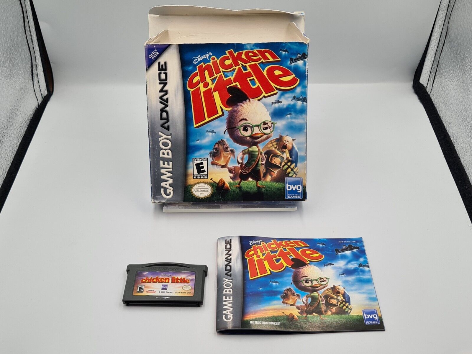 Nintendo Game Boy Advance Disney's Chicken Little mit OVP und Anleitung USA - T-Retro-Games 