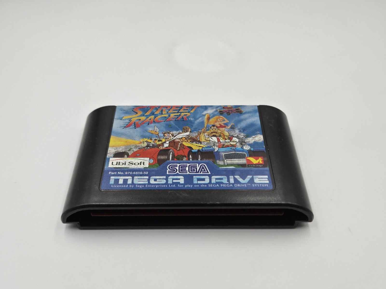 Sega Mega Drive Spiel Street Racer mit OVP und Anleitung Multilingual 