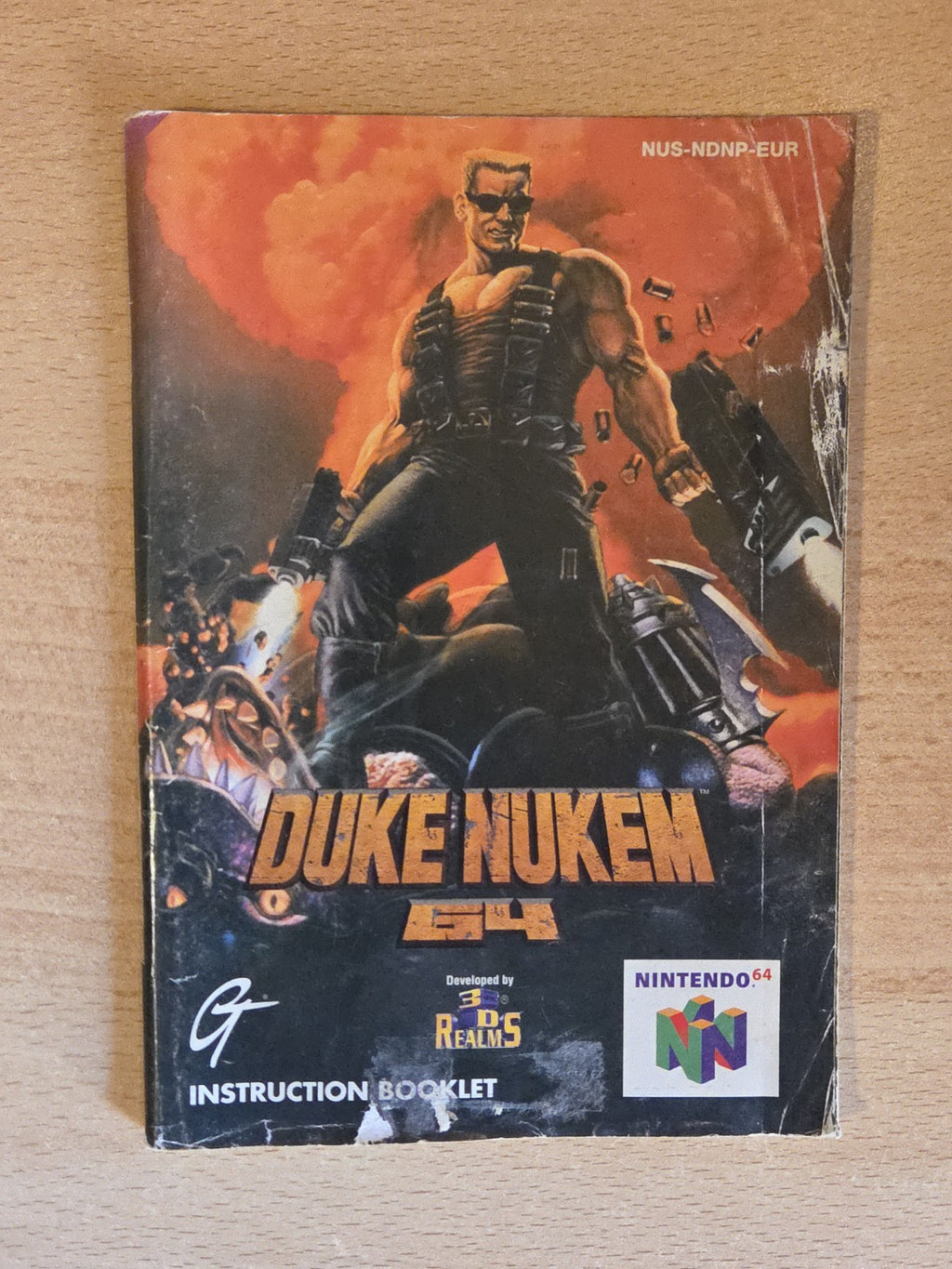 N64 Nintendo 64 Duke Nukem 64 Spielanleitung EUR
