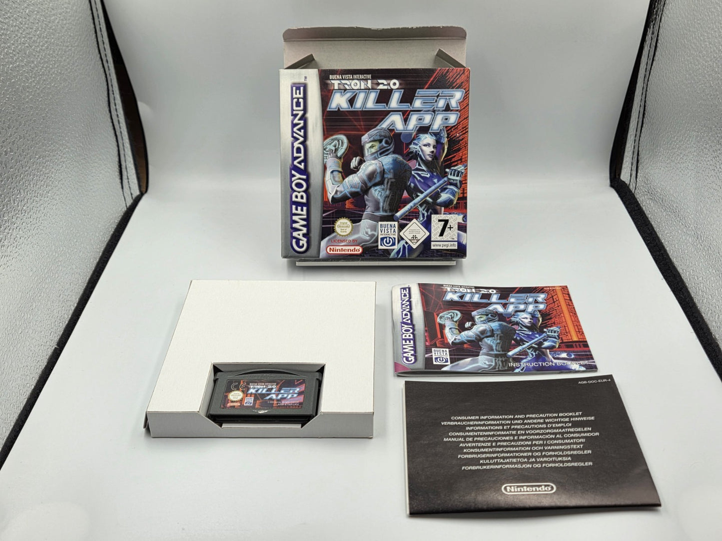 Nintendo Game Boy Advance Tron 2.0 Killer APP mit OVP und Anleitung EUR