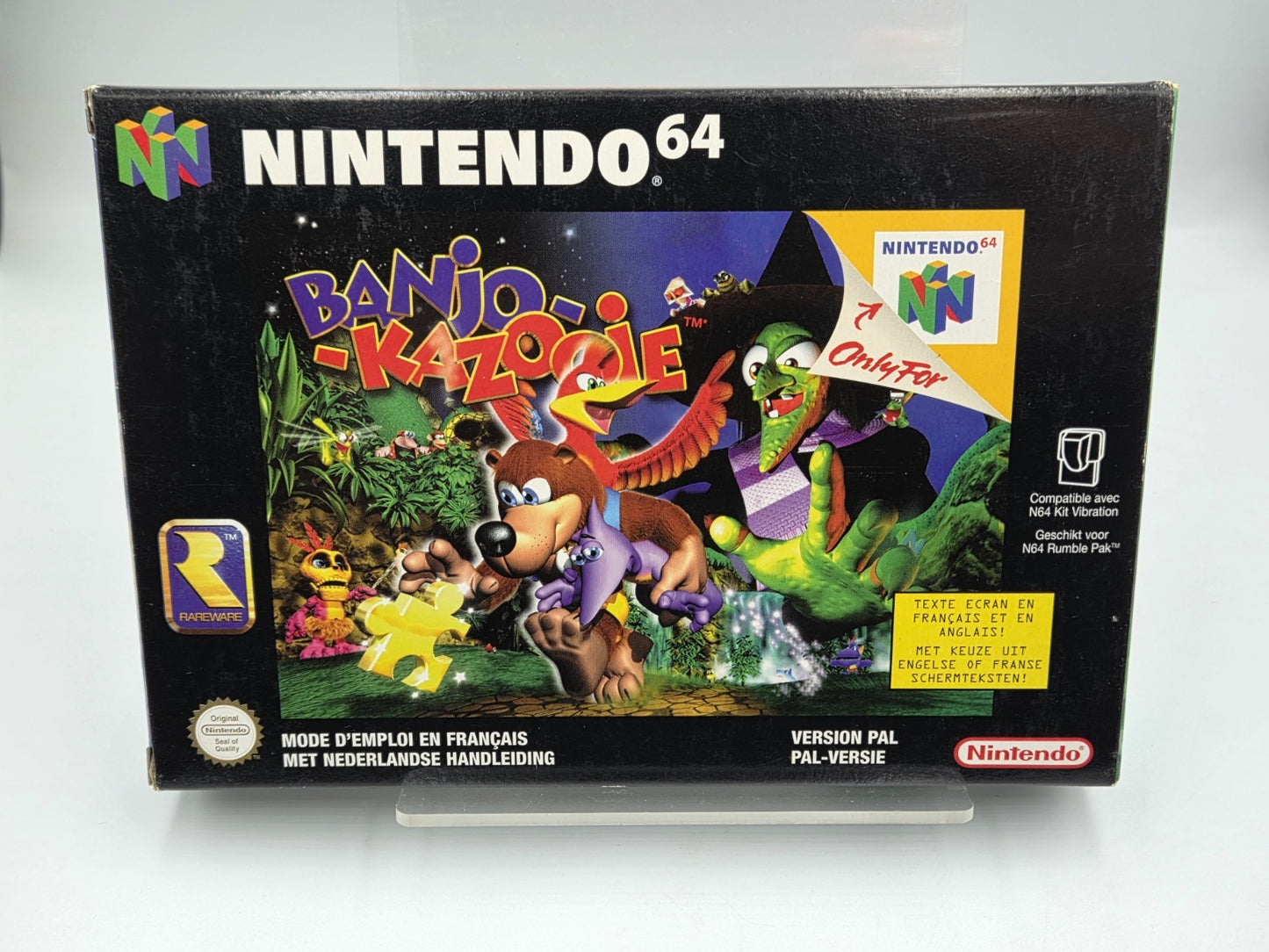 N64 Nintendo 64 Banjo Kazooie mit OVP und Anleitung FAH