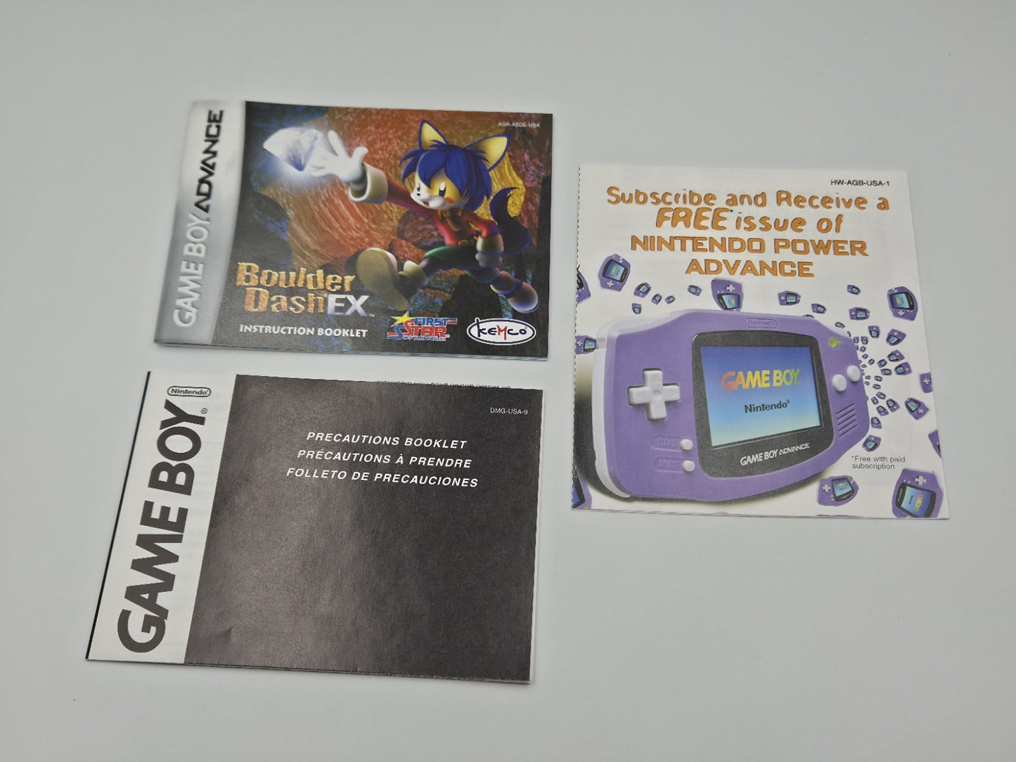 Nintendo Game Boy Advance Boulder Dash EX mit OVP und Anleitung USA