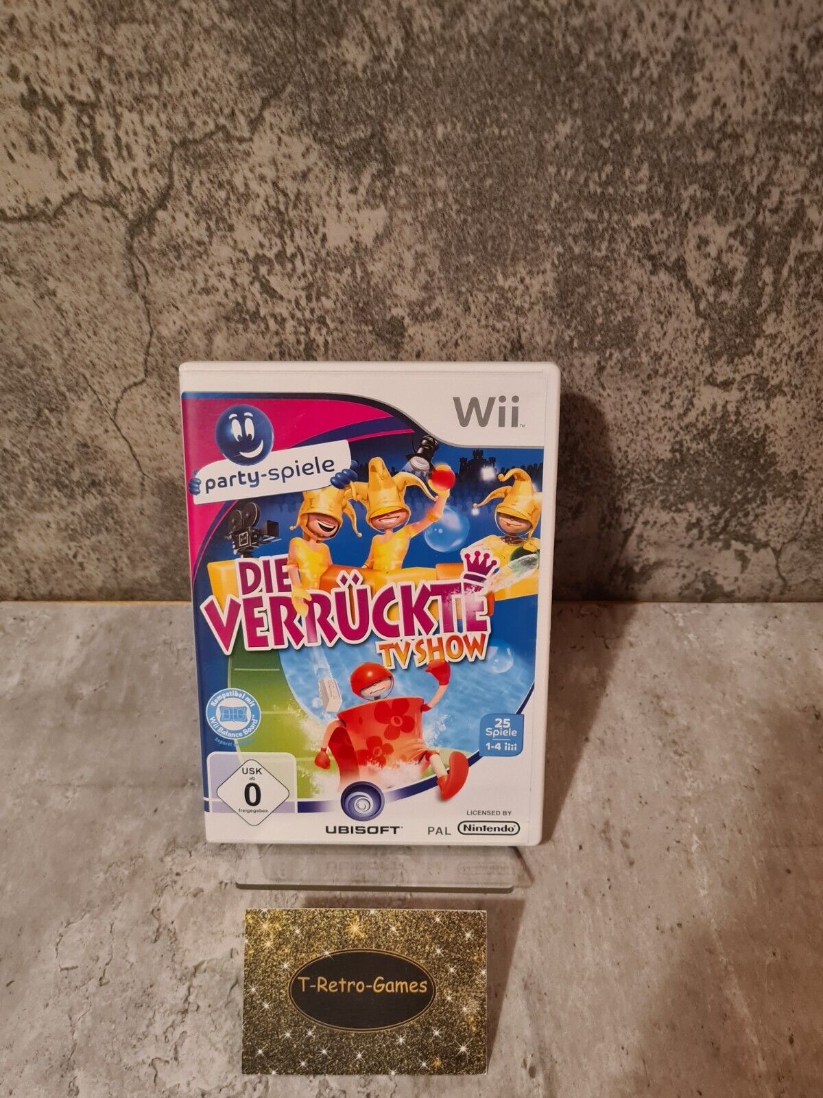 Nintendo Wii Spiel Die verrückte TV Show mit OVP und Anleitung NOE - T-Retro-Games 