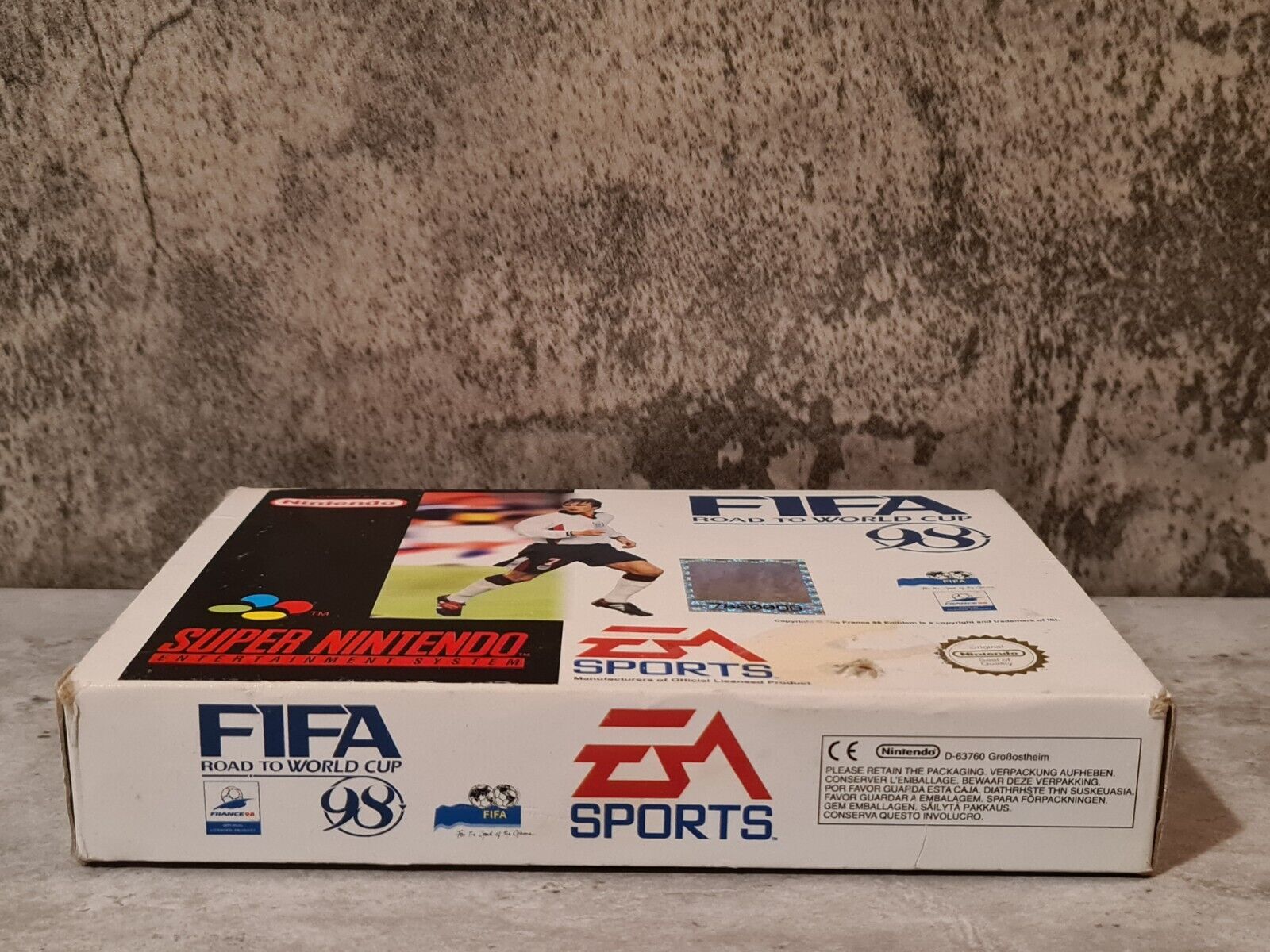 SNES Super Nintendo Fifa 98 Road to World Cup mit OVP und Anleitung EUR - T-Retro-Games 