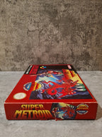 SNES Super Nintendo Super Metroid mit OVP und Spieleberater UKV Big Box - T-Retro-Games 