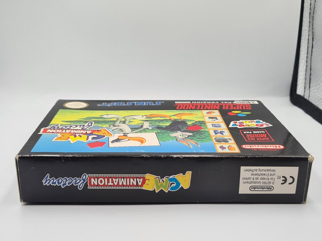 SNES Super Nintendo ACME Animation Factory mit OVP und Anleitung NOE - T-Retro-Games 