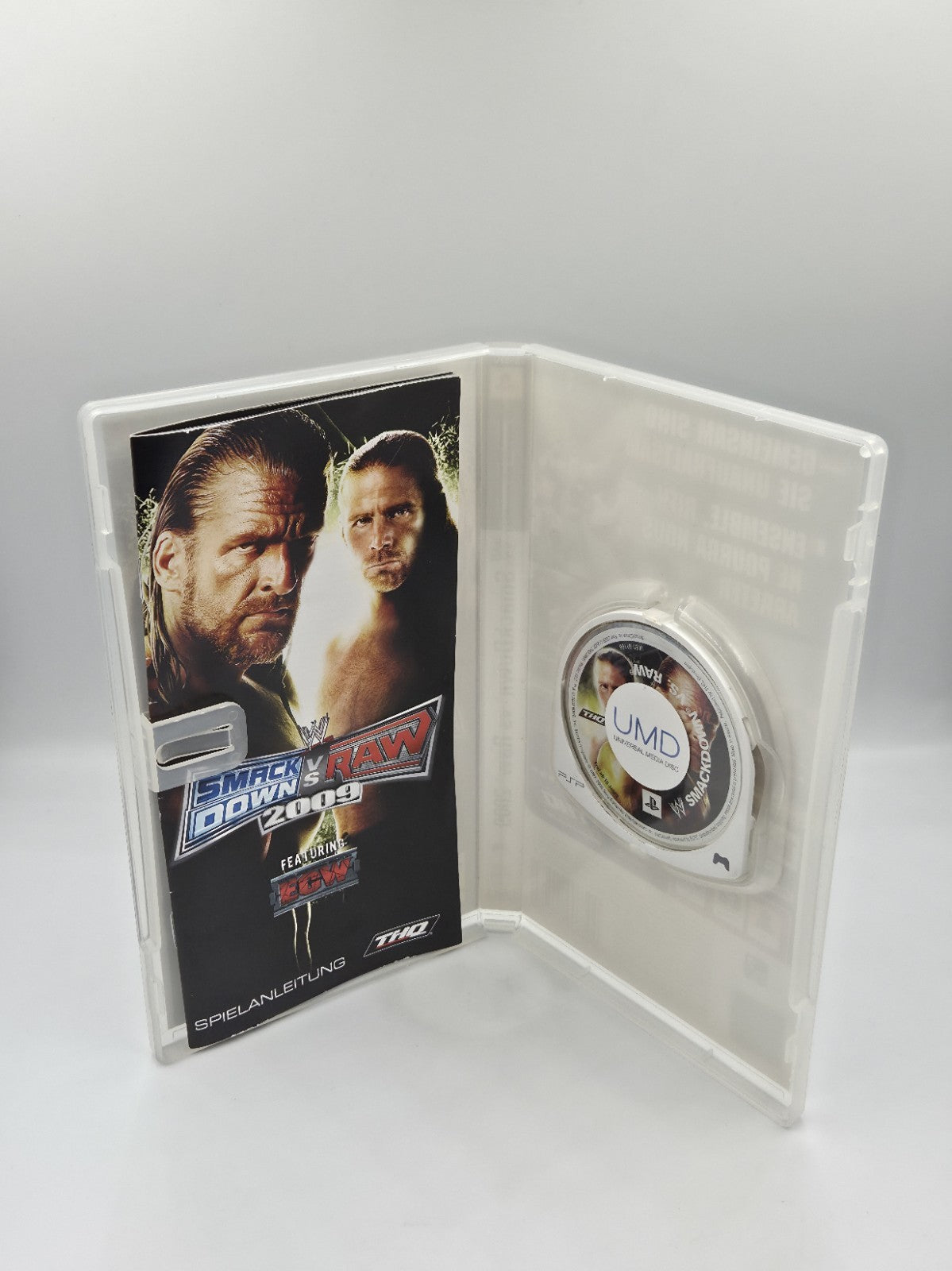 Sony PSP Spiel WWF Smackdown vs Raw 2009 mit OVP und Anleitung Multilingual