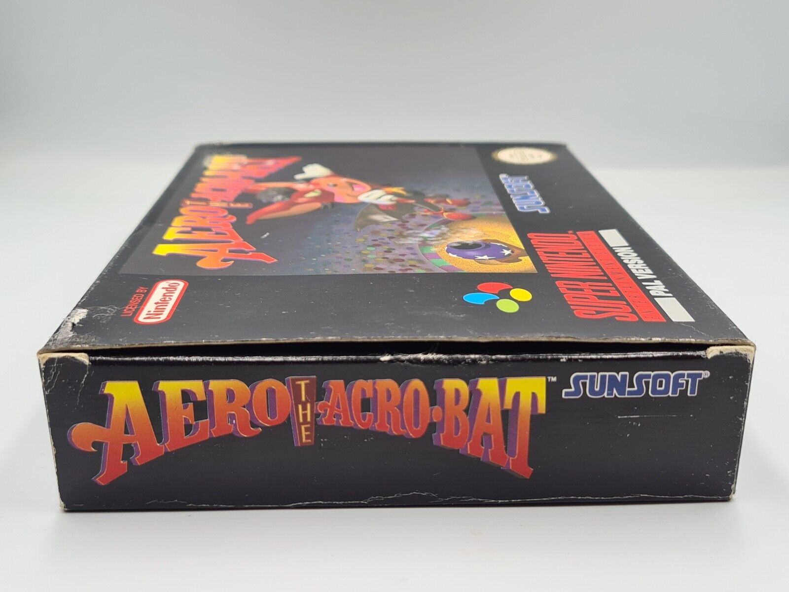 SNES Super Nintendo Aero The Acro-Bat mit OVP und Anleitung NOE - T-Retro-Games 