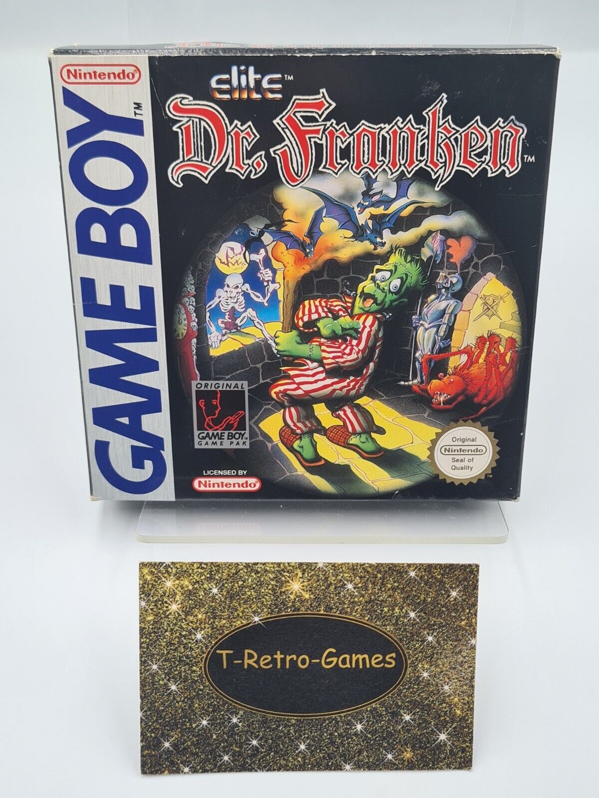Nintendo Game Boy Classic Dr. Franken mit OVP und Anleitung UKV - T-Retro-Games 