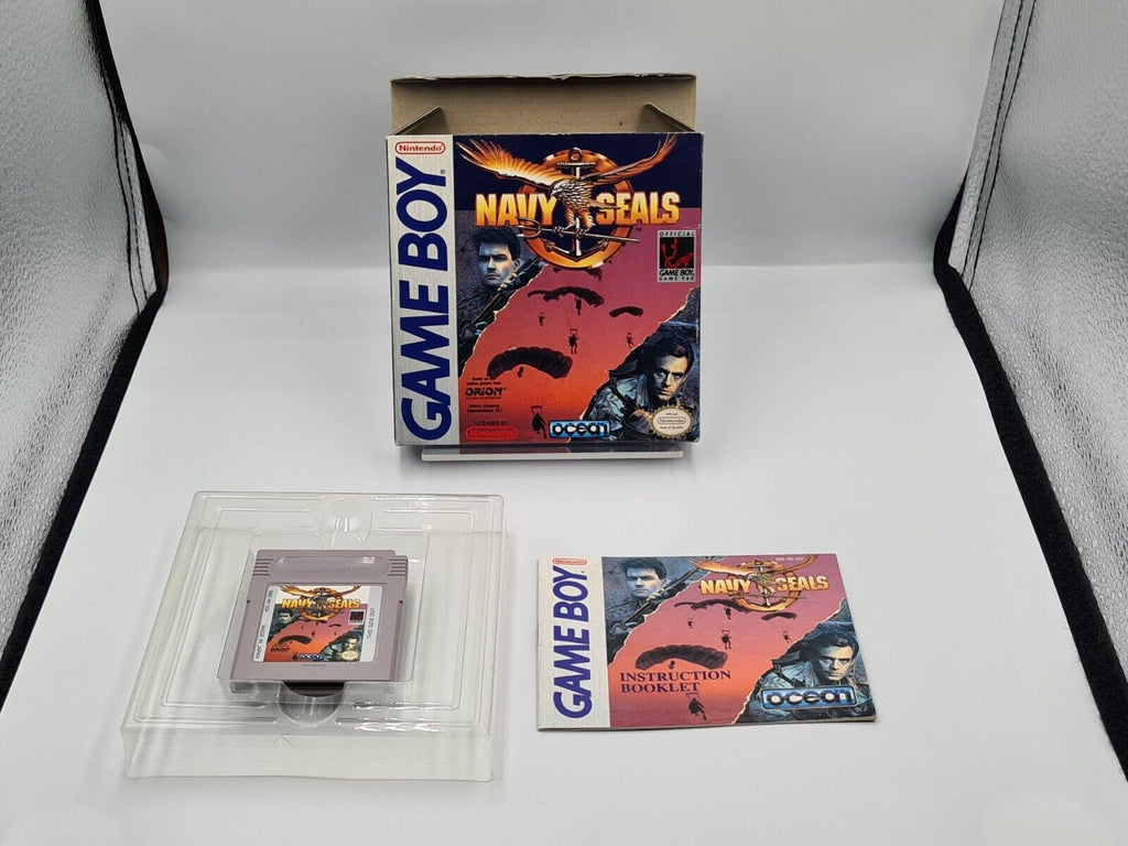 Nintendo Game Boy Classic Navy Seals mit OVP und Anleitung USA - T-Retro-Games 