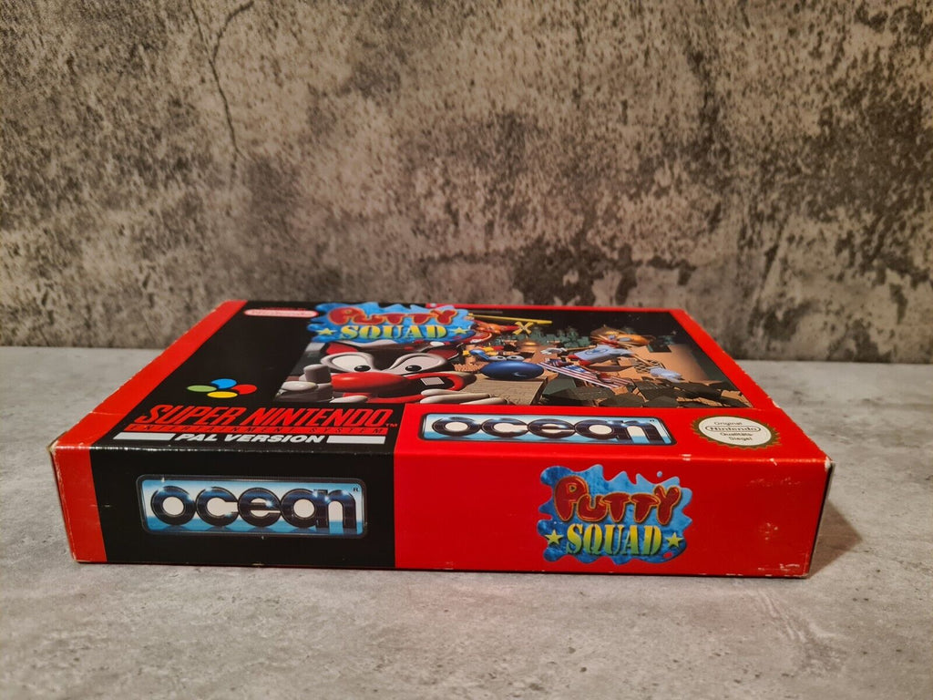 SNES Super Nintendo Putty Squad mit OVP und Anleitung NOE - T-Retro-Games 