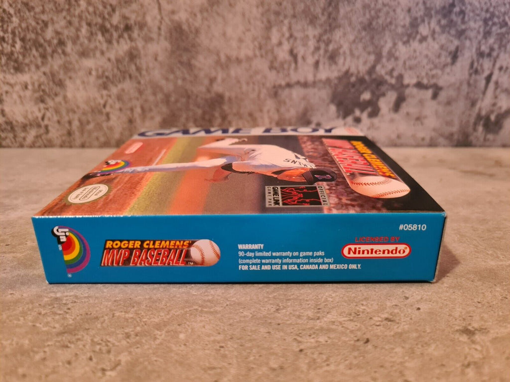 Nintendo Game Boy Classic Roger Clemens MVP Baseball mit OVP und Anleitung USA - T-Retro-Games 