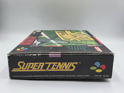 SNES Super Nintendo Super Tennis mit OVP und Anleitung NOE