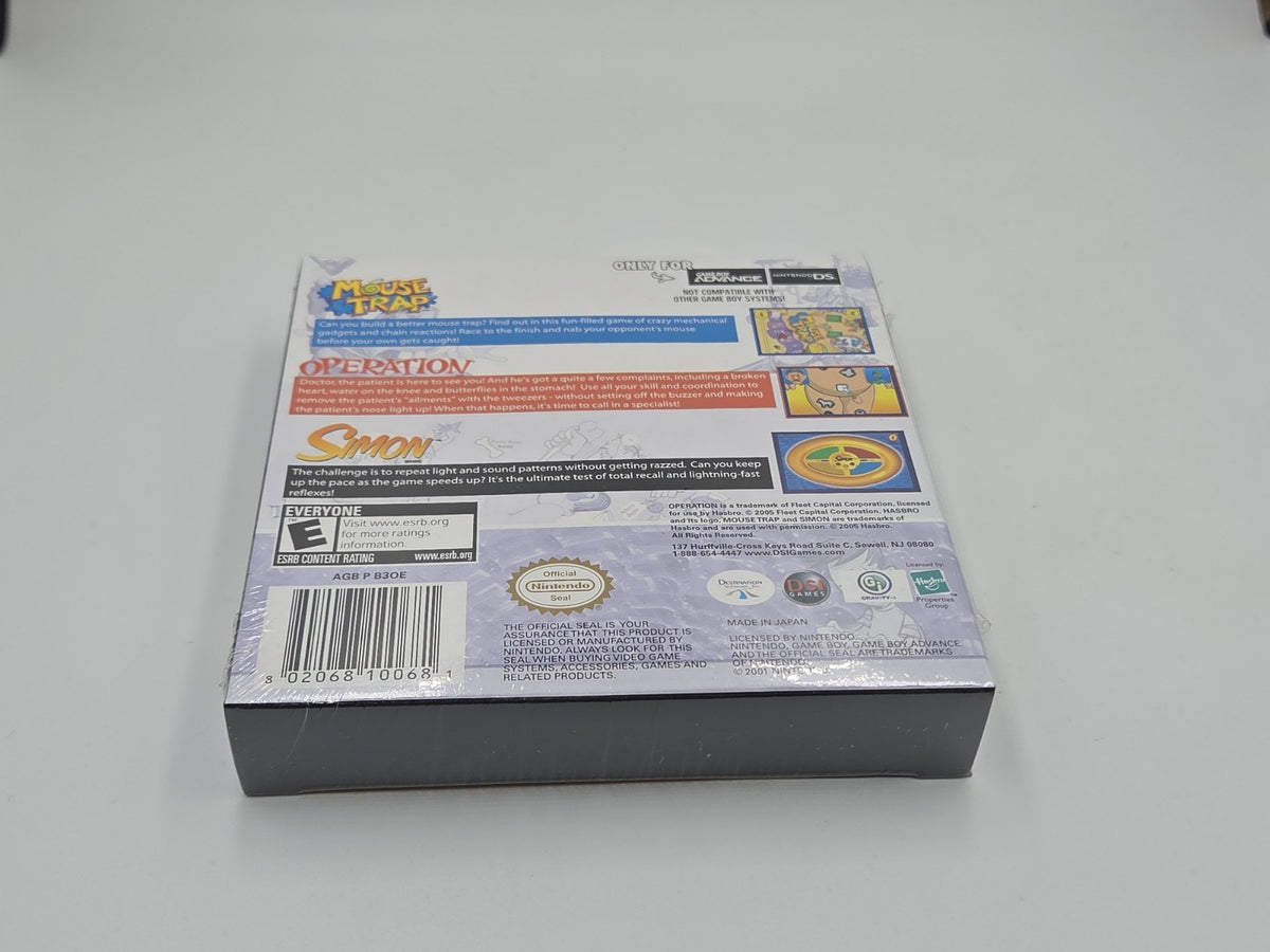 Game Boy Advance Spiel Mouse Trap / Operation/ Simon 3 Game Pack USA Sealed  Neu
