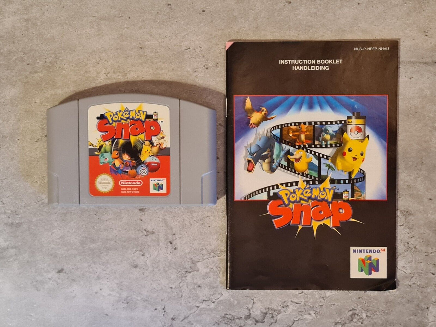 N64 Nintendo 64 Pokemon Snap mit OVP und Anleitung NOE - T-Retro-Games 