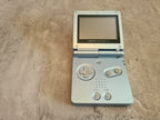 Game Boy Advance SP Arctic Blue EUR OVP Konsole Console - T-Retro-Games 