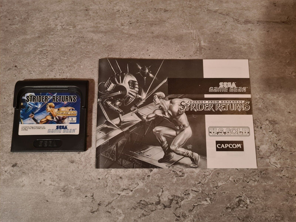 Sega Game Gear Strider Returns mit OVP und Anleitung Multi Language - T-Retro-Games 