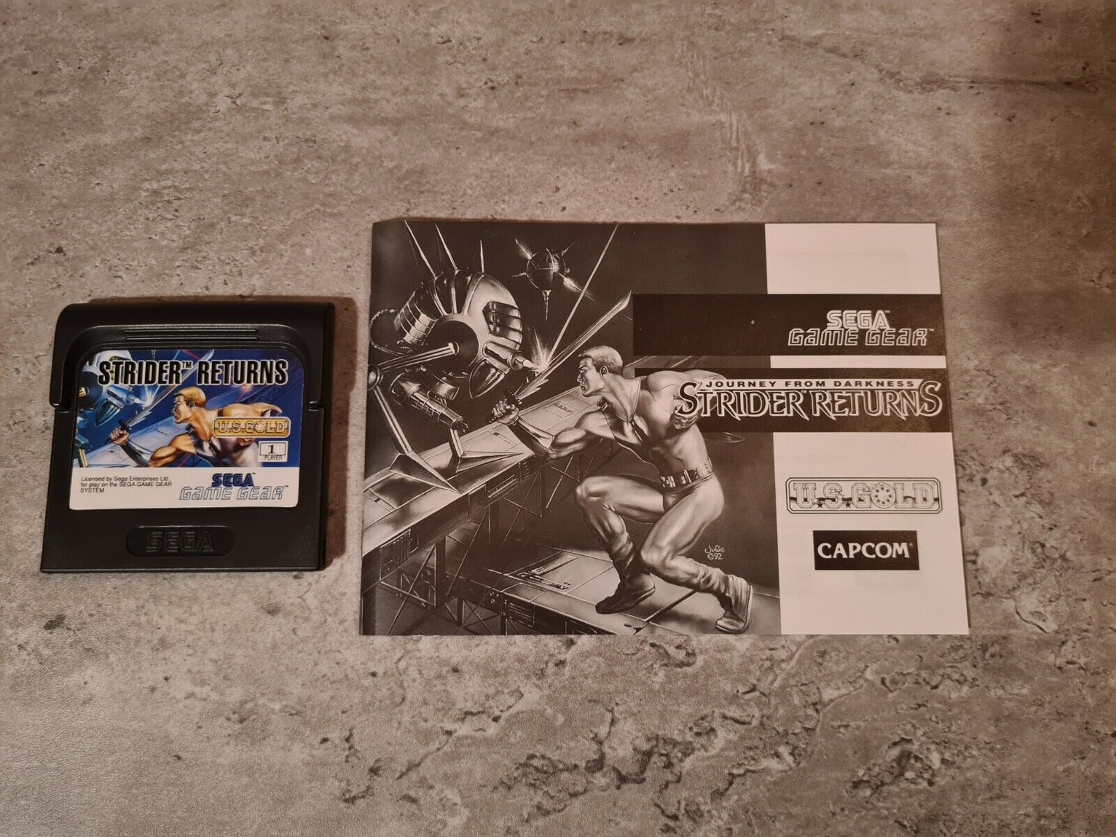 Sega Game Gear Strider Returns mit OVP und Anleitung Multi Language - T-Retro-Games 