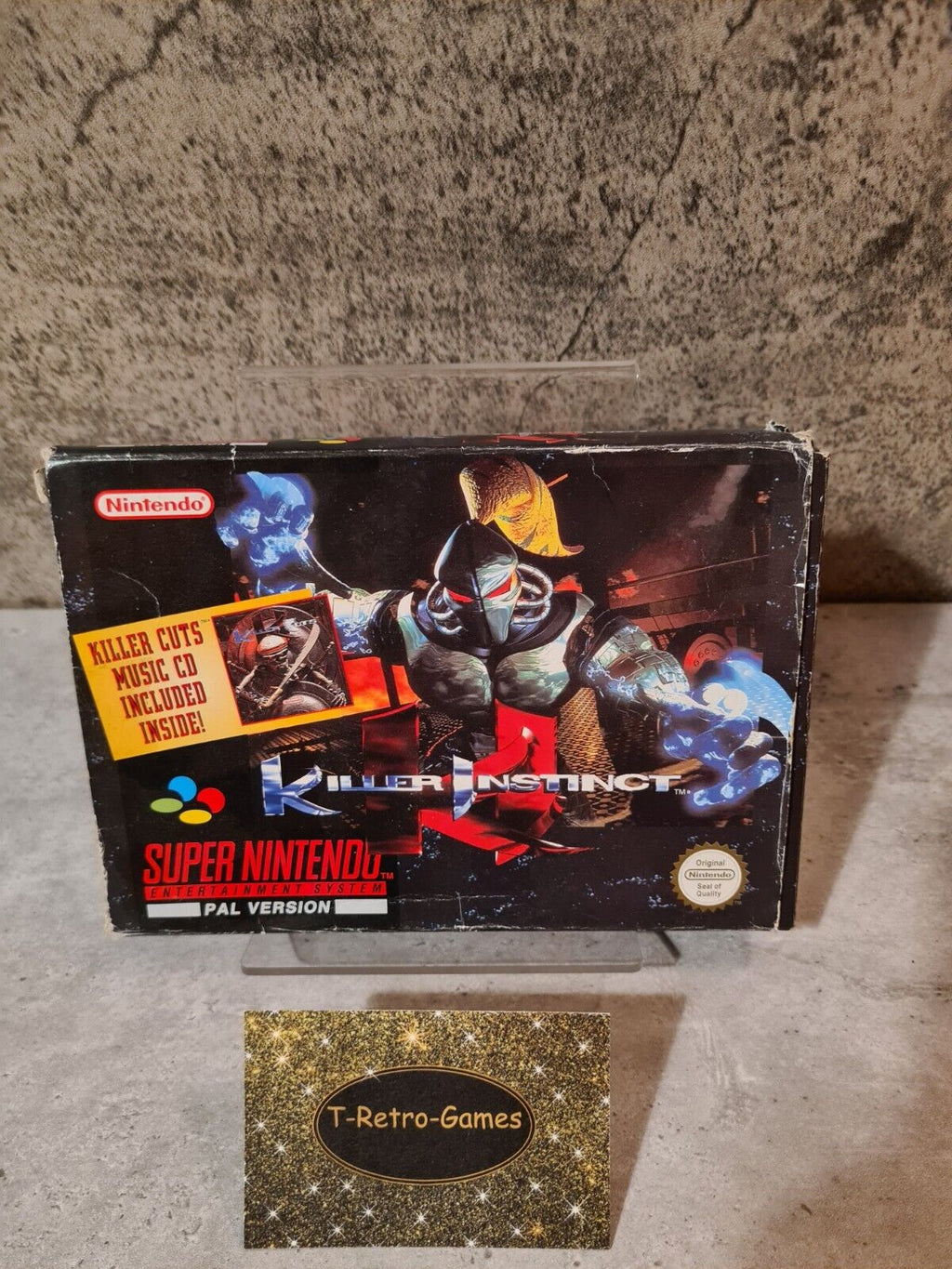 SNES Super Nintendo Killer Instinct mit OVP und Anleitung UKV - T-Retro-Games 