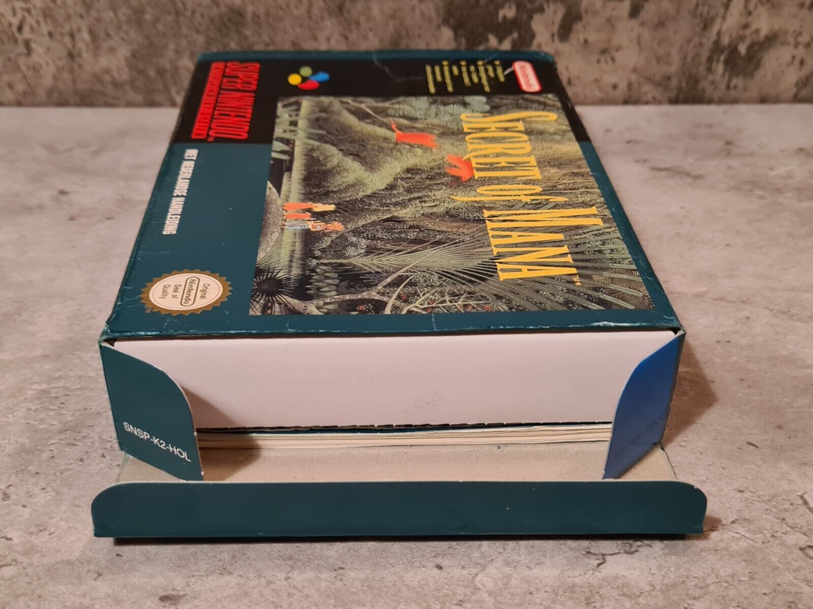 SNES Super Nintendo Secret of Mana mit OVP und Anleitung HOL Small Box - T-Retro-Games 