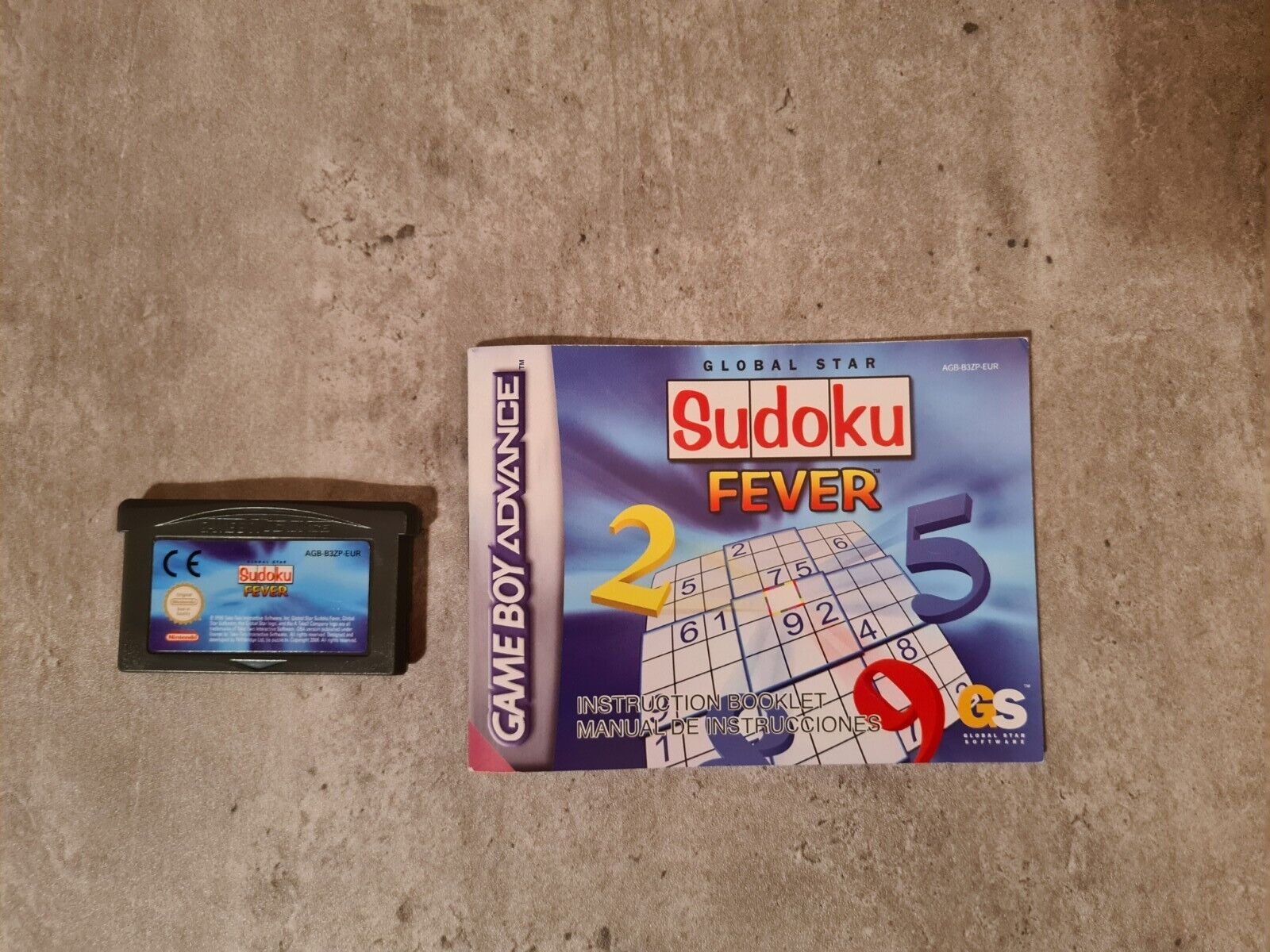 Gameboy Advance Sudoku Fever mit OVP und Anleitung EUR - T-Retro-Games 