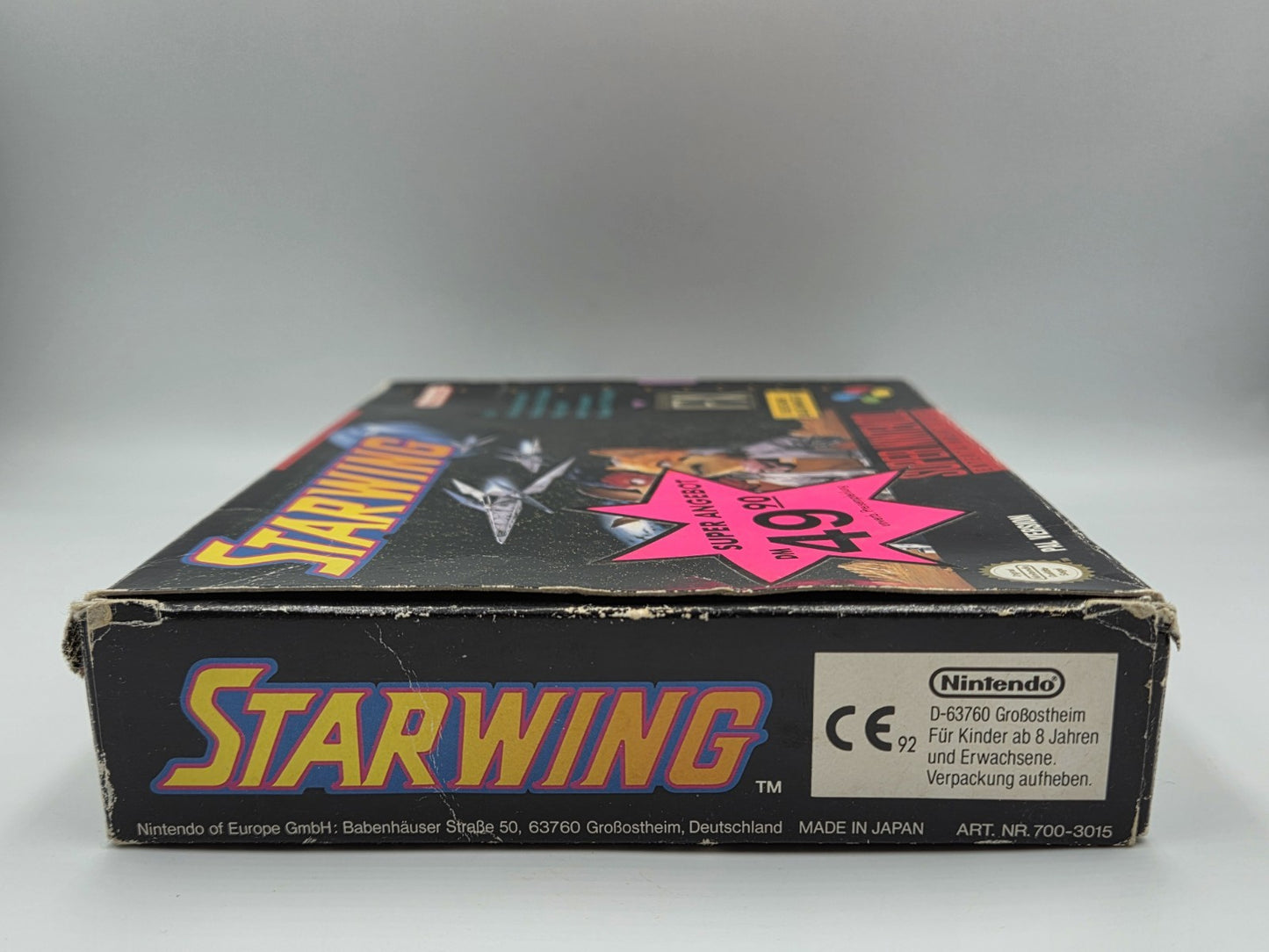 SNES Super Nintendo Starwing mit OVP und Anleitung NOE/SFRG