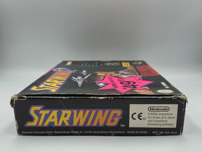SNES Super Nintendo Starwing mit OVP und Anleitung NOE/SFRG