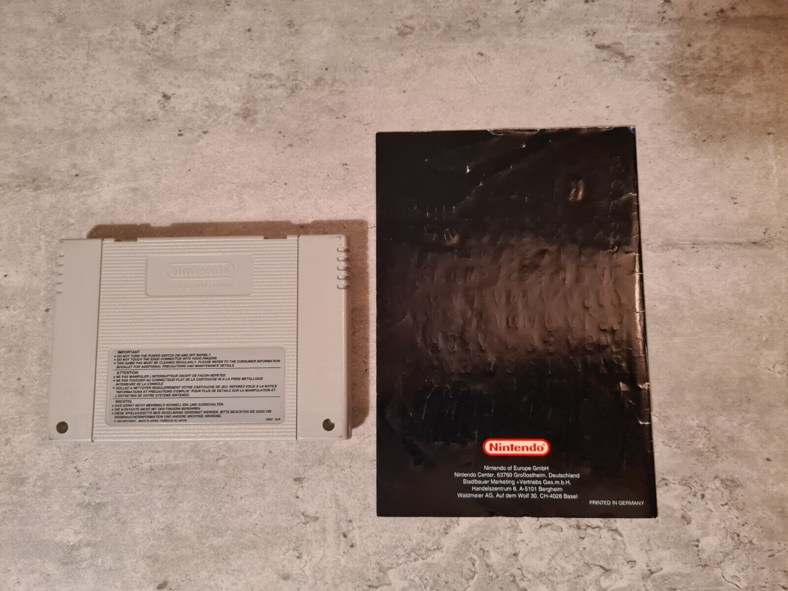 SNES Super Nintendo Akkanoiv mit OVP und Anleitung NOE - T-Retro-Games 