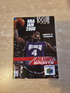 N64 Nintendo 64 NBA Jam 2000 Spielanleitung Instruction Booklet ITA