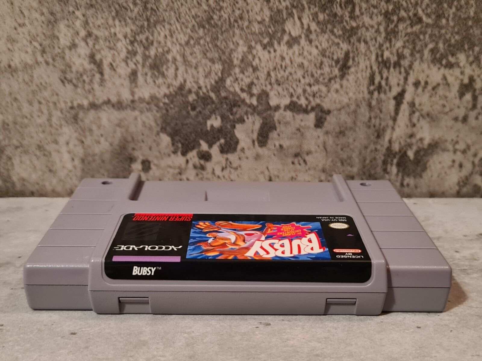 SNES Super Nintendo Bubsy mit OVP und Anleitung NTSC-USA - T-Retro-Games 