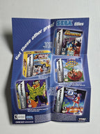 Nintendo Game Boy Advance Sonic Advance 2 Poster Reklame Flyer Insert USA
