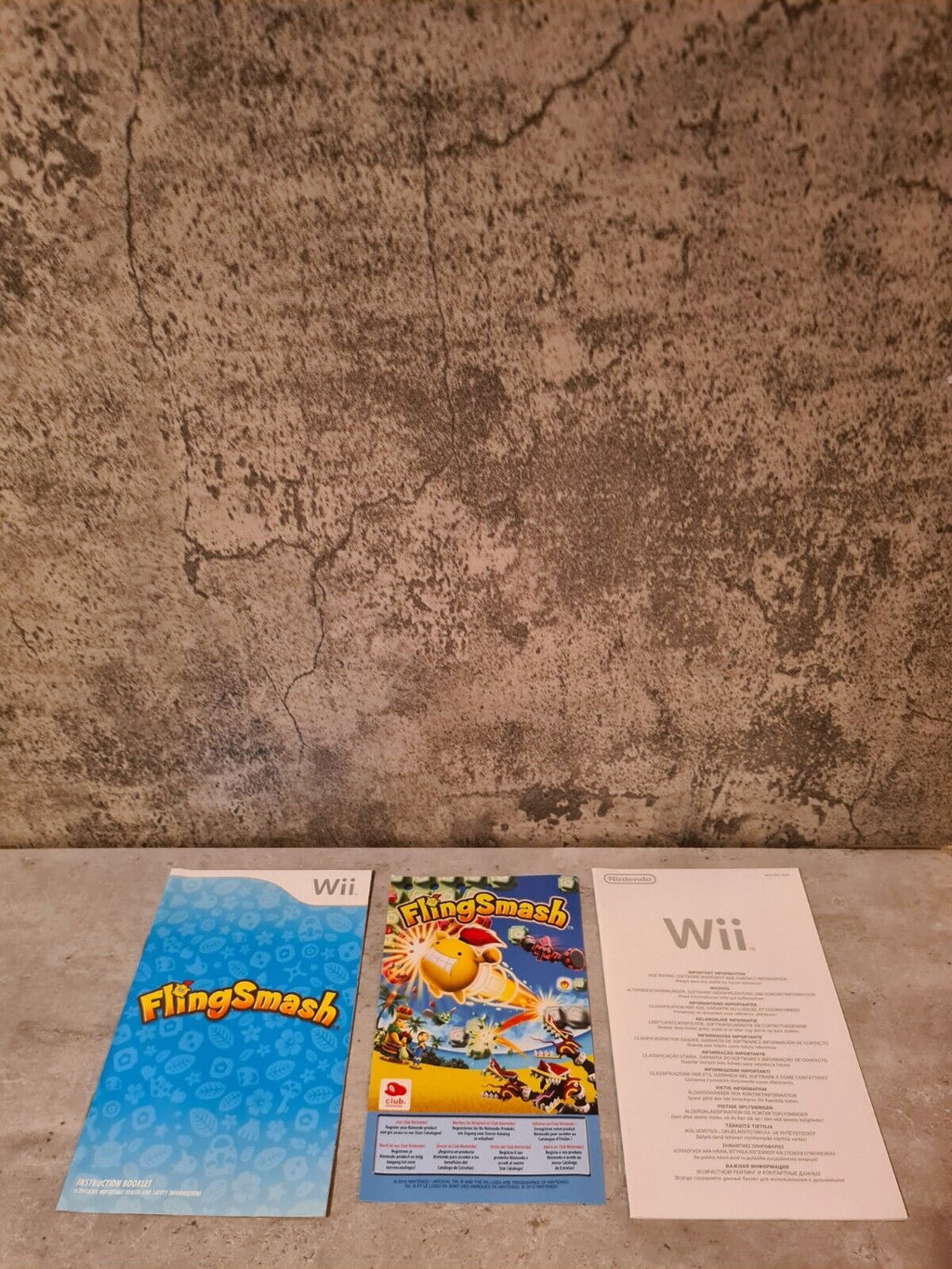 Nintendo Wii Spiel FlingSmash mit OVP und Anleitung EUR - T-Retro-Games 