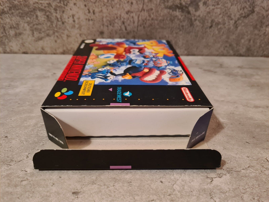 SNES Super Nintendo Plok mit OVP und Anleitung NOE/SFRG - T-Retro-Games 